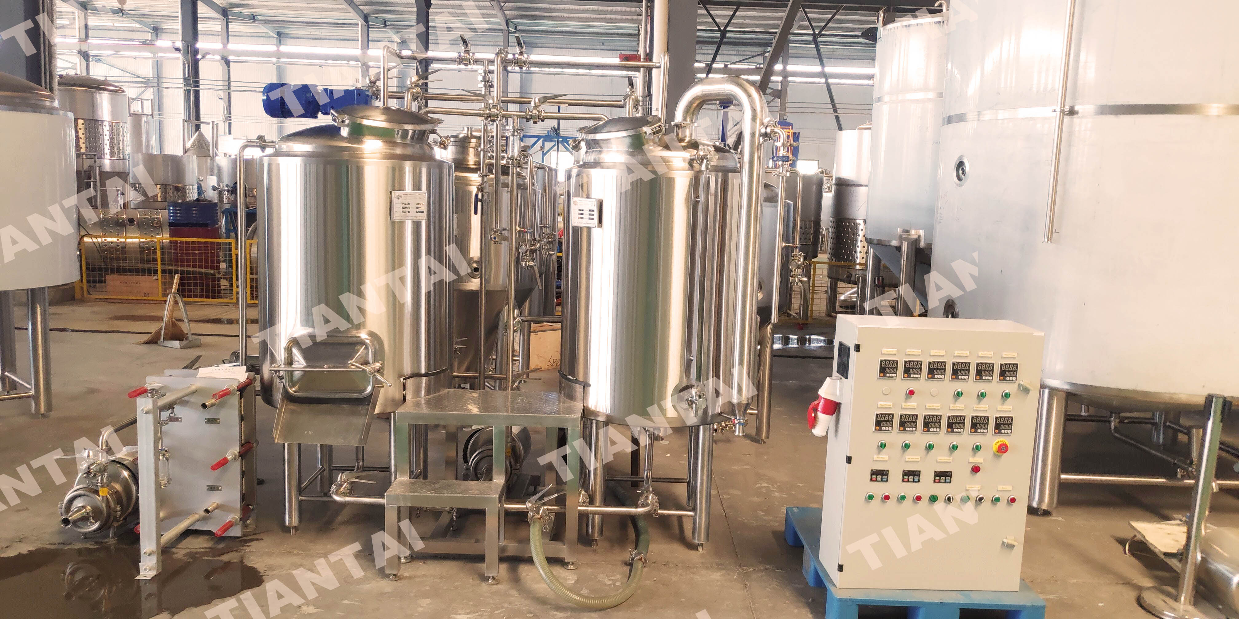 300L Complete brewery are ready for shipment